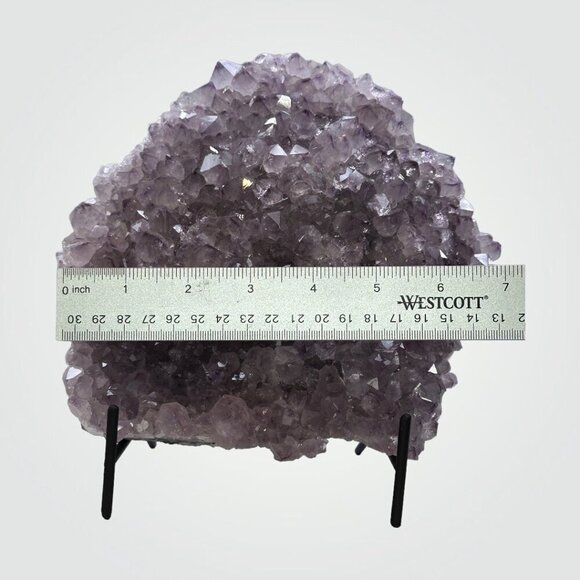 Large Raw Amethyst, Rough Geode Slab, Purple Crystal Cluster, From Brazil (BD) - Picture 14 of 15